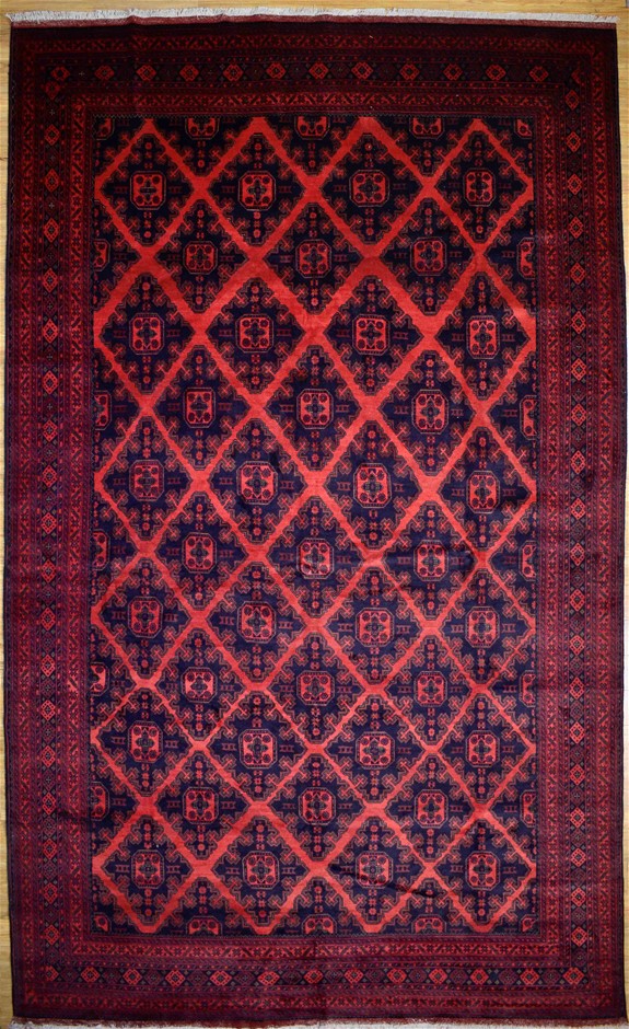 Handknotted Pure Wool Unique Oversized Khal Rug Size 485cm x 287cm