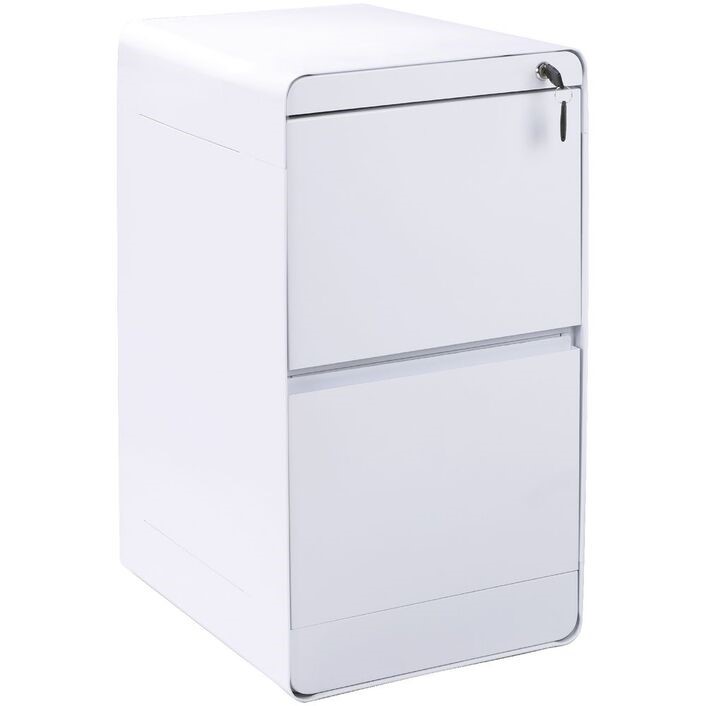 Otto Venturo 2 Drawer Filing White Auction (00402184794