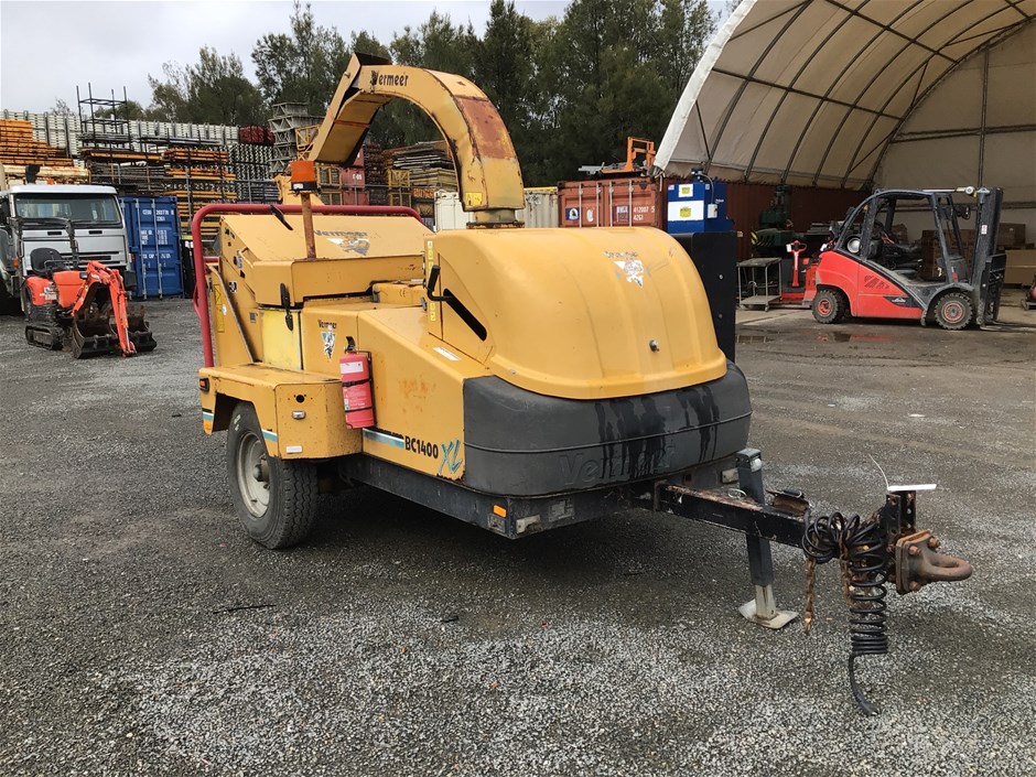 Vermeer BC1400 Wood Chipper Trailer Auction (0005-5047853) | Grays