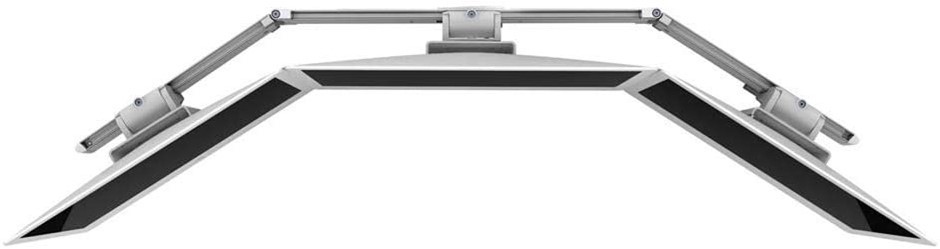 ERGOTRON 98-009-216 HX Triple Monitor Bow Stand Kit in White for 2-10.2 lbs