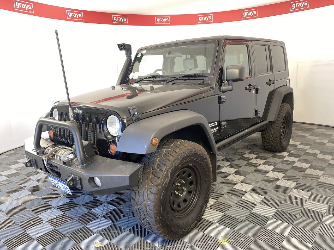 2009 Jeep Wrangler Unlimited Sport JK Turbo Diesel Automatic Wagon Auction  (0001-9027621) | Grays Australia