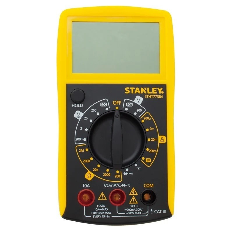 STANLEY Digital Multimeter. NB: No further testing was conducted. Item(s) m