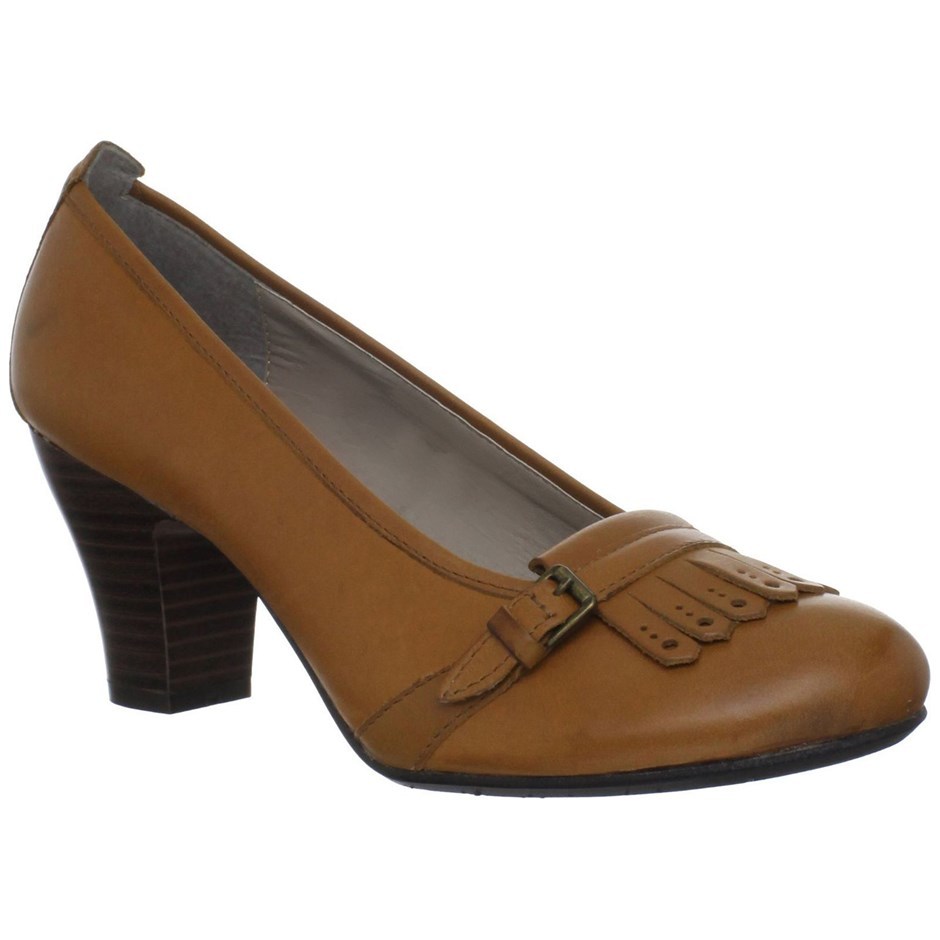Hush Puppies Tan Leather Lolita Leather 