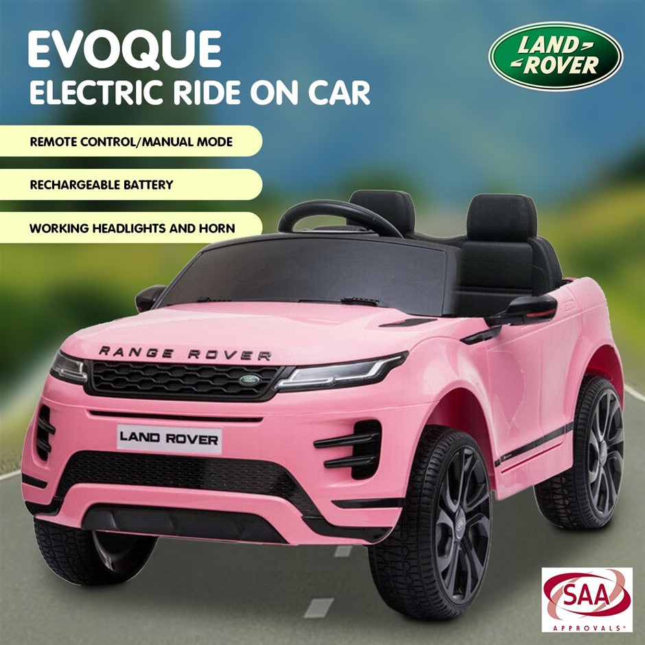 Land Rover Licensed Kids Electric Ride O