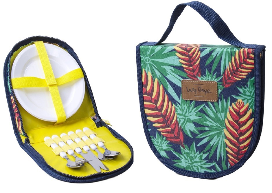 Outdoor Picnic Camping Cutlery Kit Wallet Organizers Portable Flatware Set Auction (00202186361