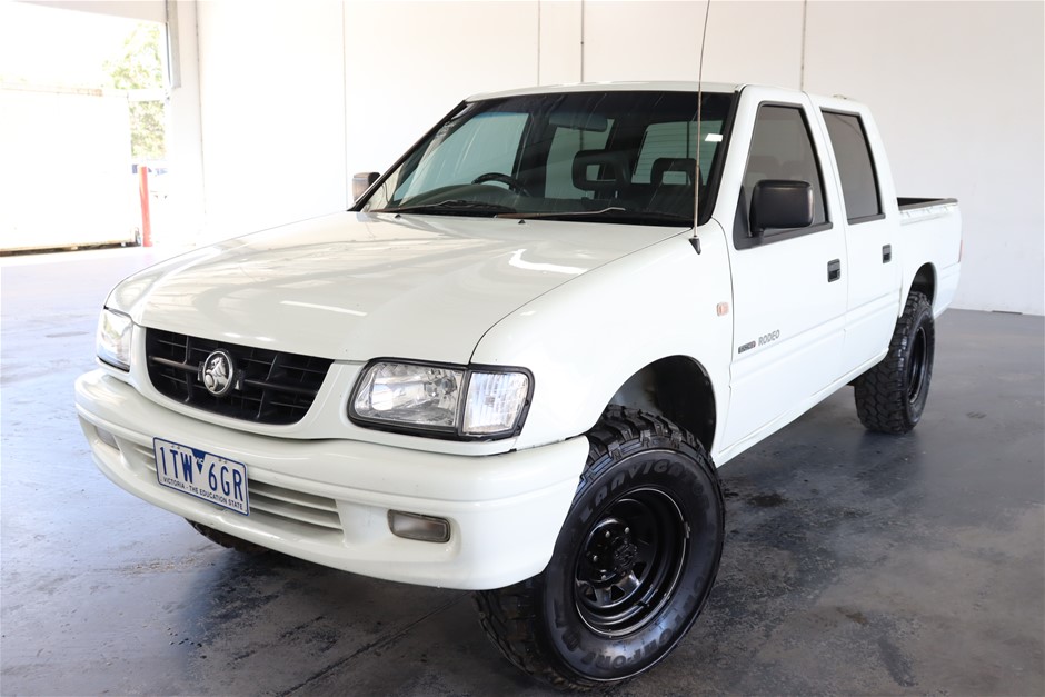 2002 Holden Rodeo LX (4x4) R9 Manual Dual Cab Auction (000120042412