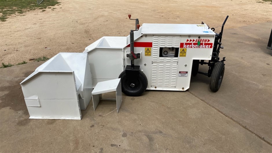 Arrow concrete kerbing machine, Auction (00645047642) Grays Australia