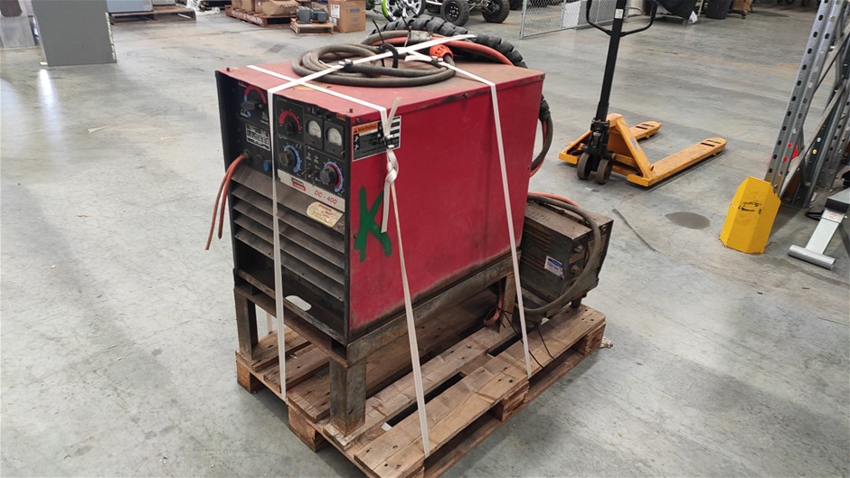 Lincoln Electric DC400 Welder Plus LN8 Wire Feeder Auction (0001 ...