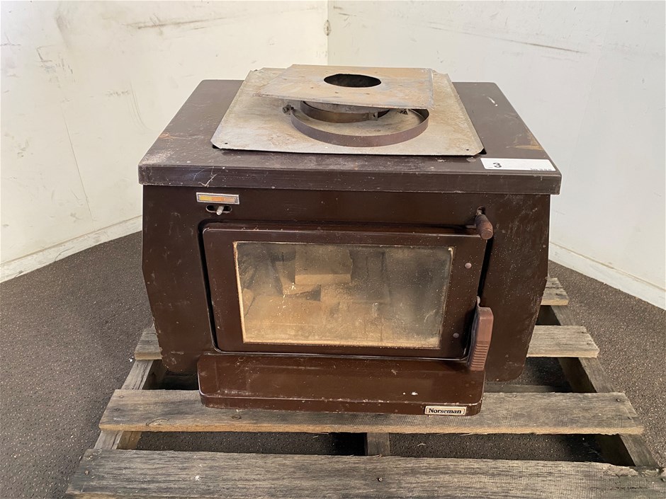 Norseman Slow Combustion Wood Heater/Fireplace Auction (0002-7037405) |  Grays Australia