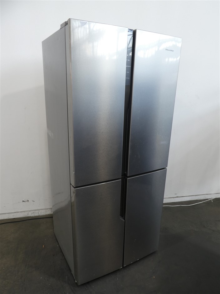 Hisense Stainless Steel 512L French Door Fridge (HR6CDFF512S) Auction