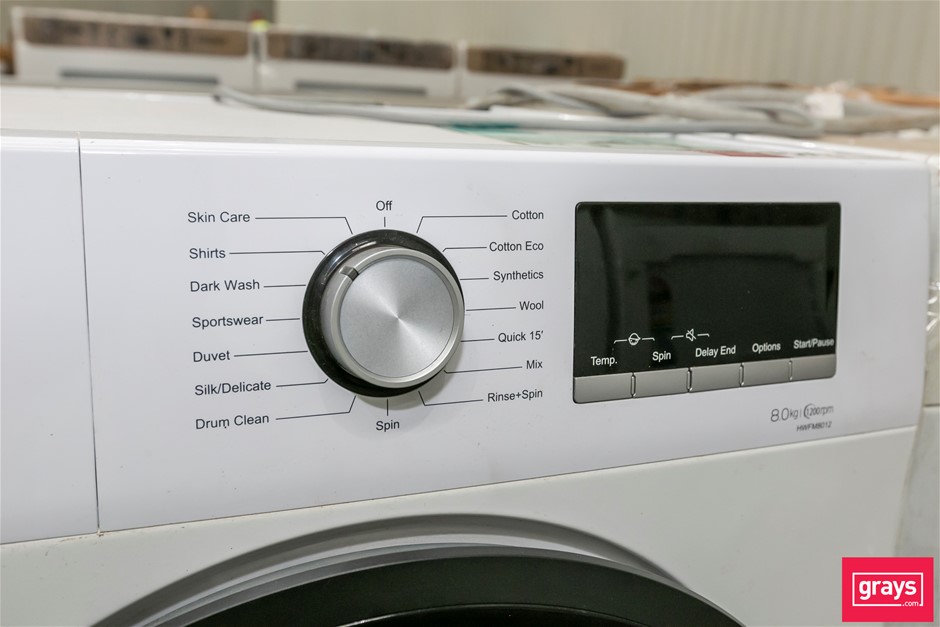 hisense 8kg front load washer hwfm8012