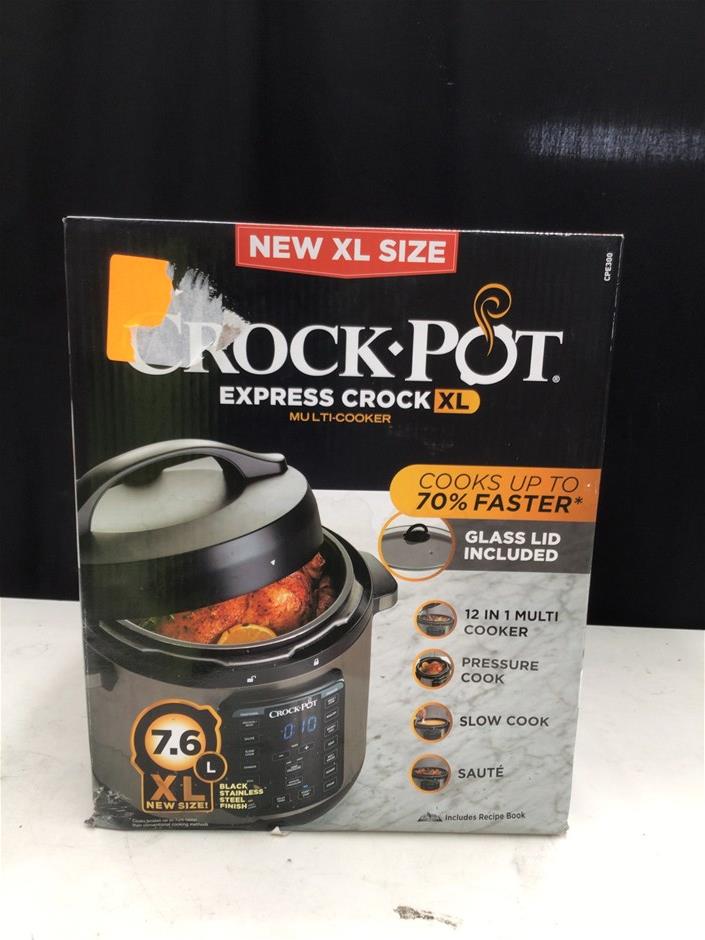 Crock Pot Express Crock XL Multi Cooker Auction (00513021353) Grays