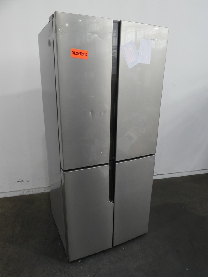 Hisense Stainless Steel 512L French Door Fridge (HR6CDFF512S) Auction