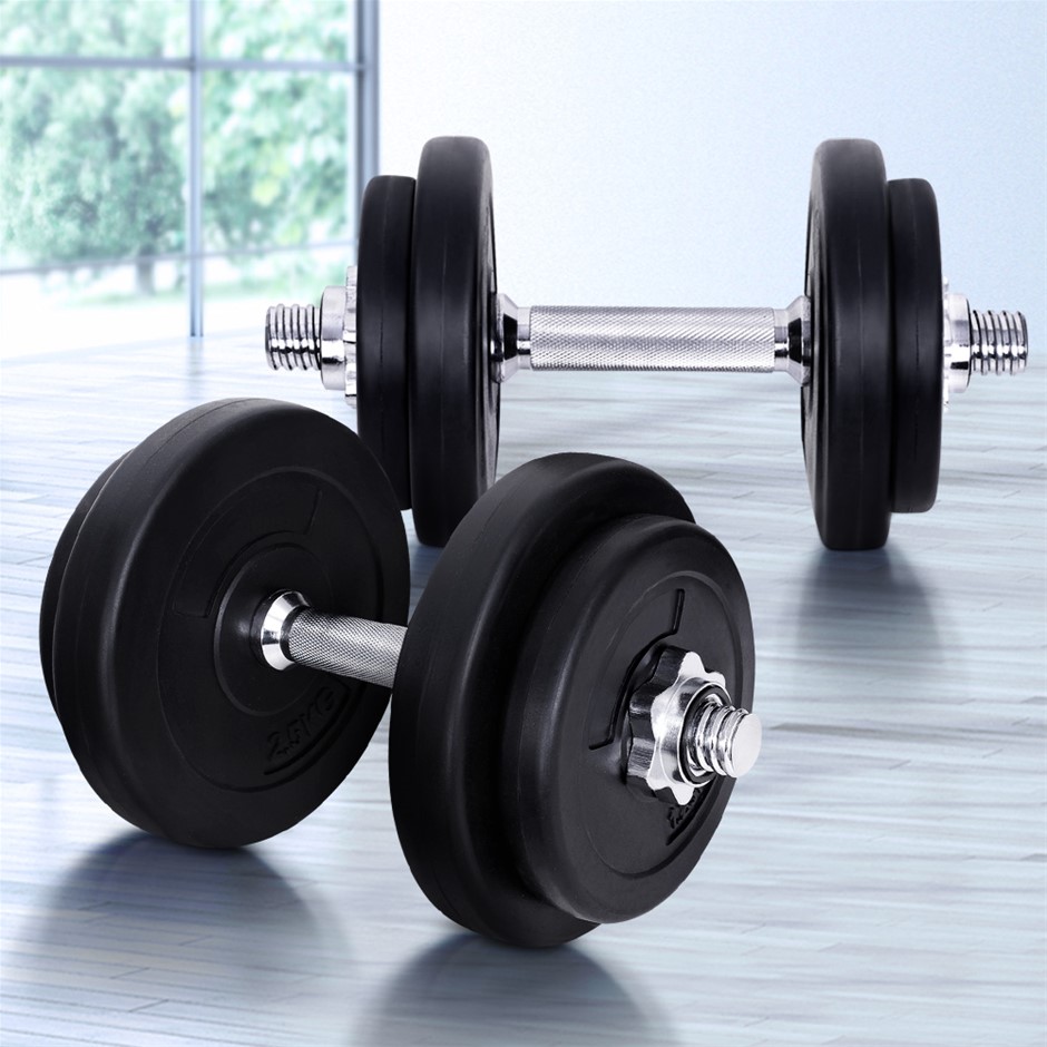 Hs fitness discount 20kg dumbbell set