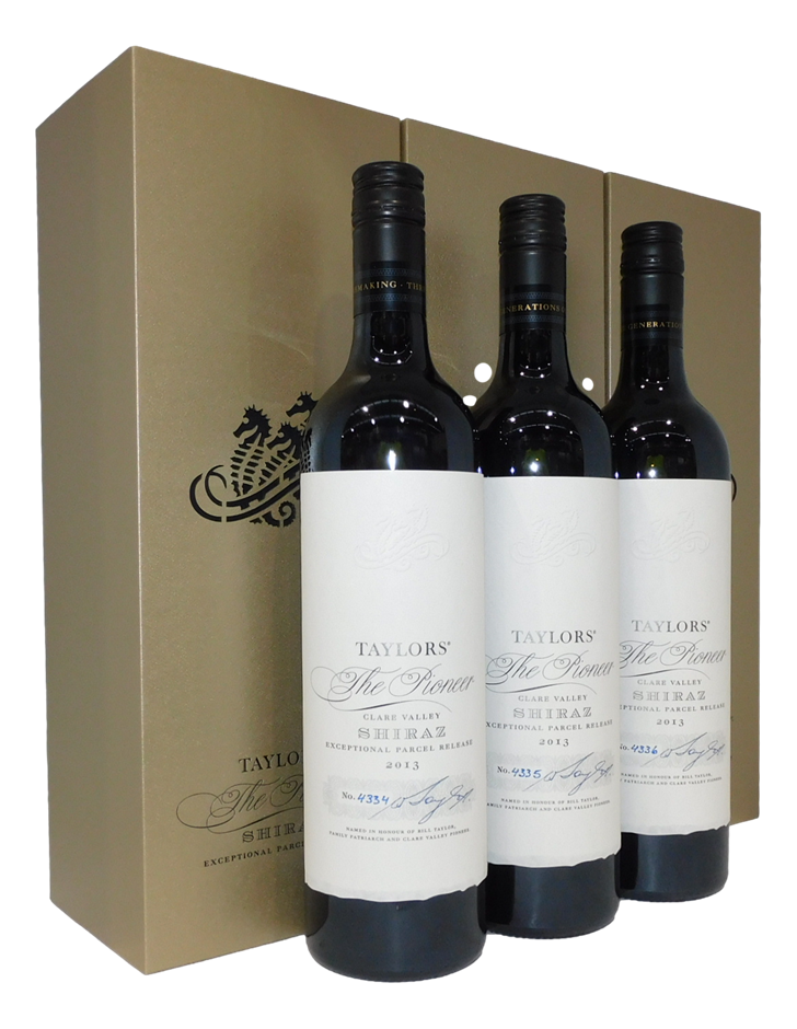Taylors Pioneer Shiraz Gift Box 2013 (3x