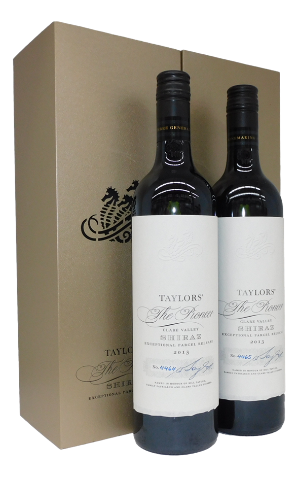 Taylors Pioneer Shiraz Gift Box 2013 (2x