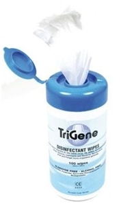 TriGene Disinfectant Wipes 100's
