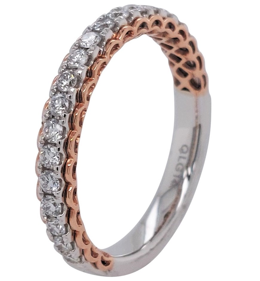 14ct White Gold, 0.50ct Diamond Ring