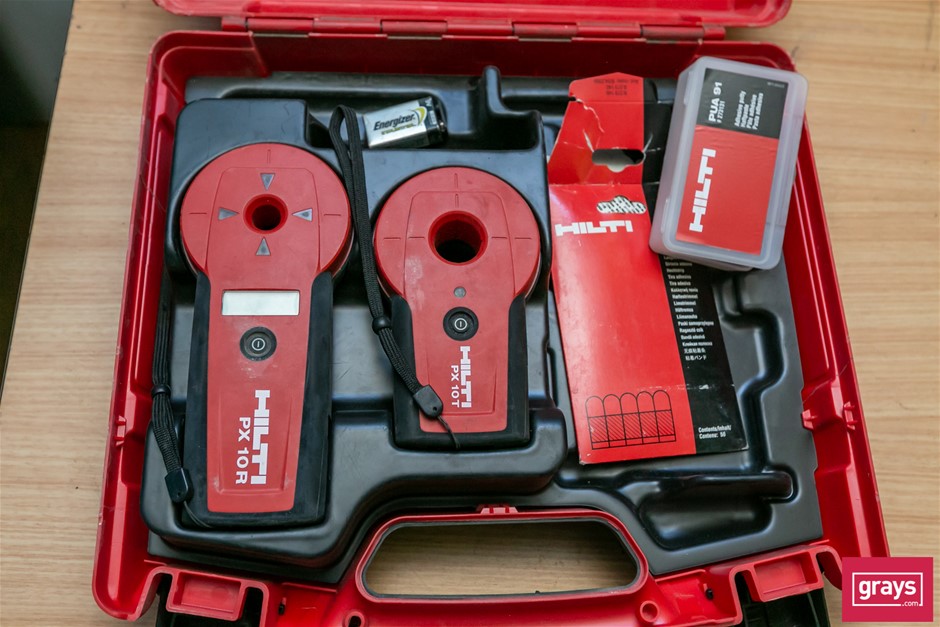 Hilti PX10 Concrete Scanners in Poly Case Make Hilti