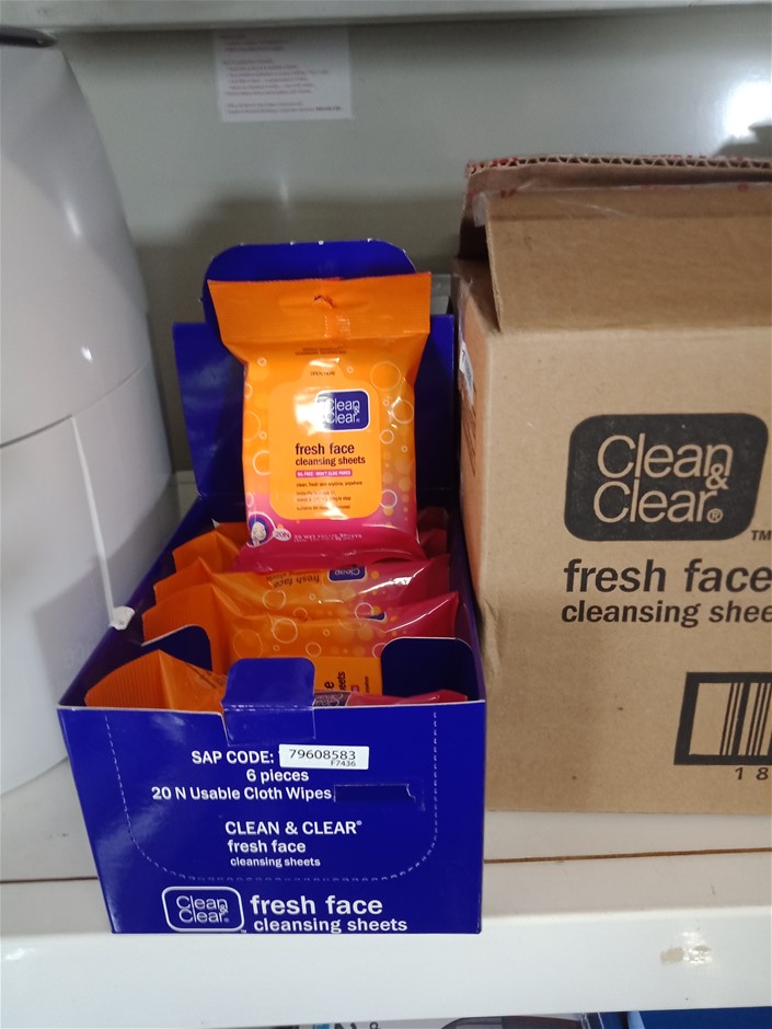 4x Boxes Clean Clear Fresh Face Auction (0021-1309919) | Grays Australia