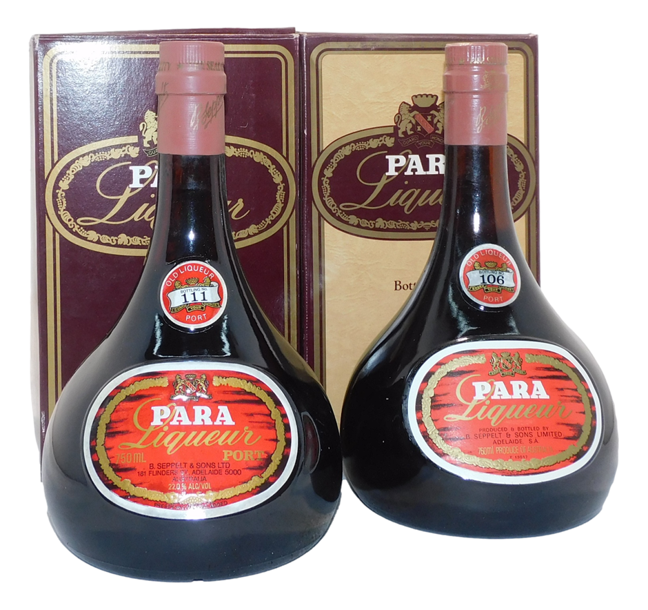 Seppelt Para Old Liqueur Port Bottling Nos 106/111 (2x750mL) Auction ...