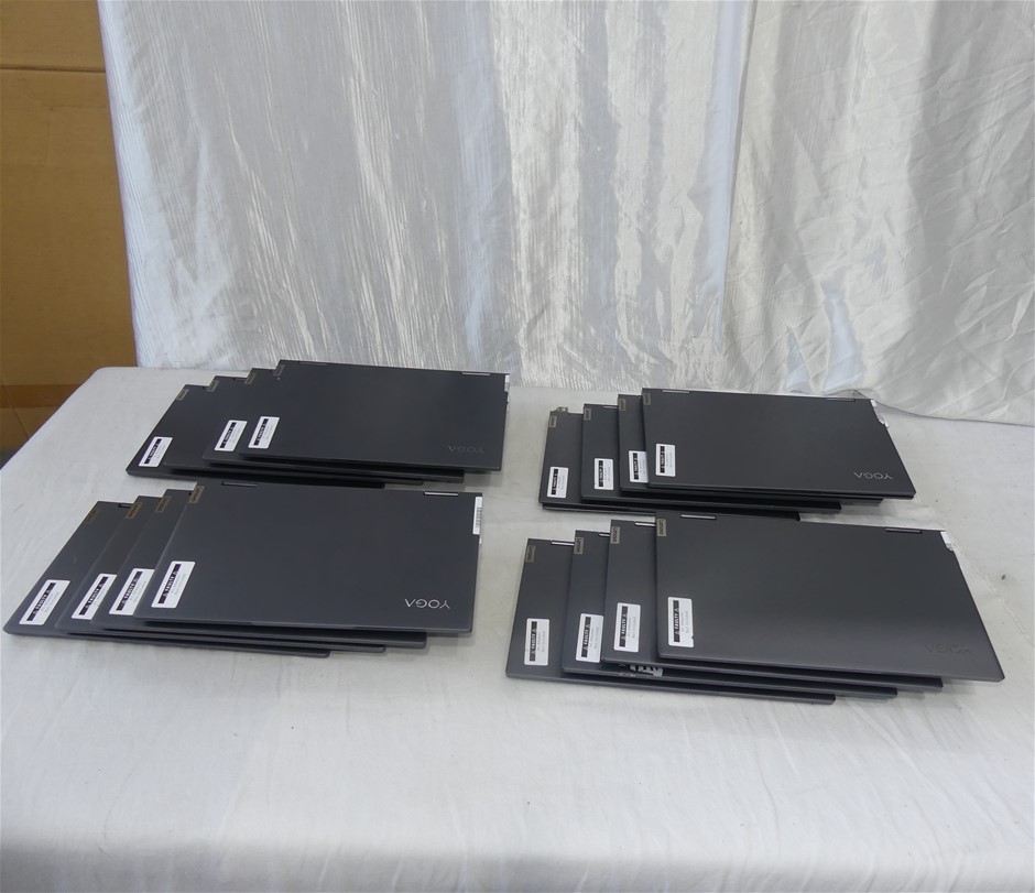 Box of Assorted USED/UNTESTED Lenovo Laptops Auction (00012186103