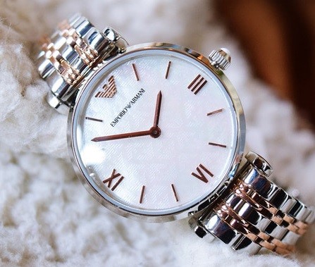 Gorgeous new Emporio Armani Mother of Pearl Watch Auction (0001-2543498) |  Grays Australia