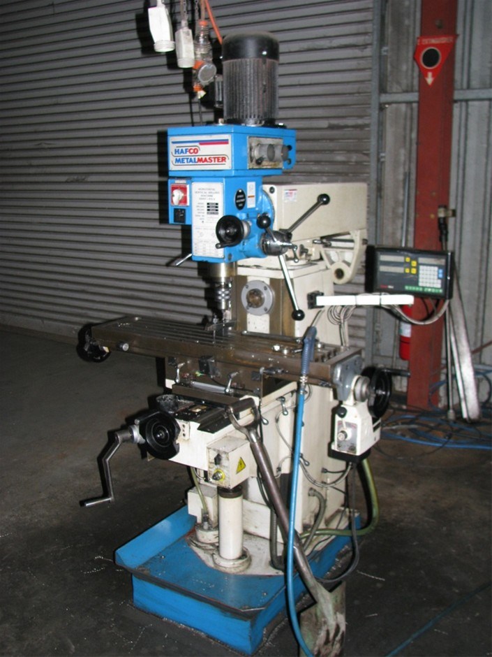 Milling Machine Hafco Metalmaster, horizontal/vertical Model HM52G, S
