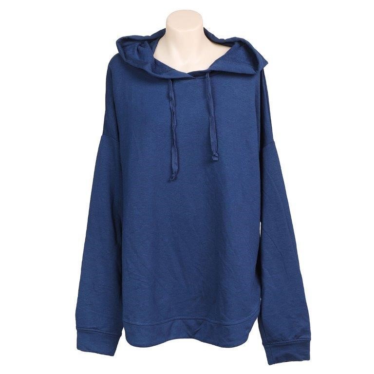 MAX & MIA Women's Pullover, Size 2XL, Acrylic/Viscose/ Elastane, Marine. B