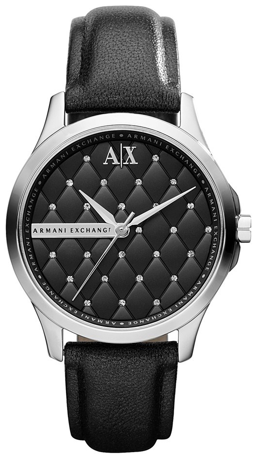 Armani Exchange, Swarovski Crystal, leather band watch New ARMANI EXCHANGE Ladies watch Swarovski crystals RRP£250  main image 4