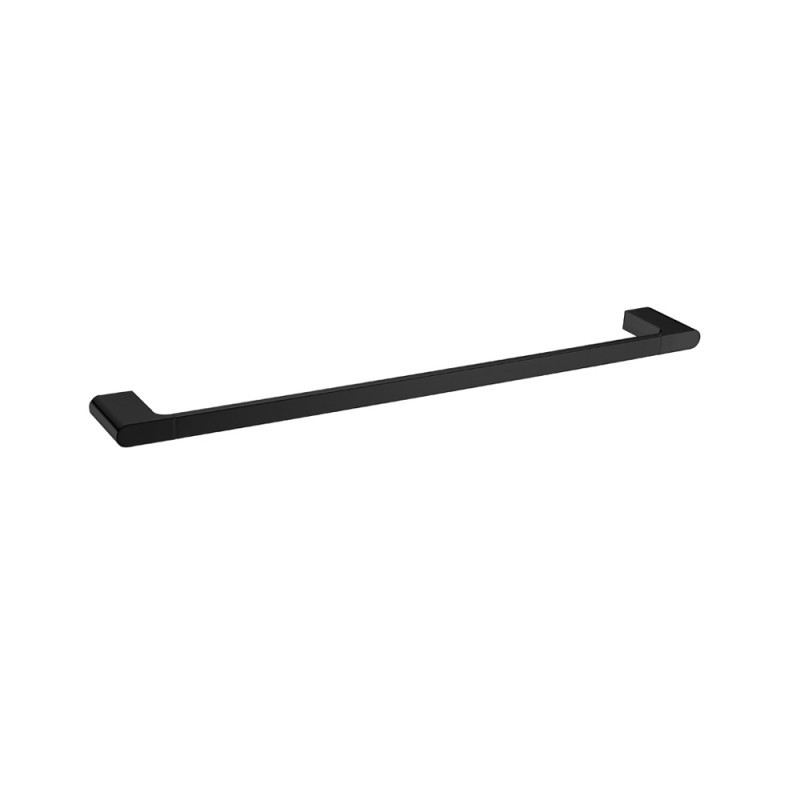 AU Series Black Single Towel Rail 800mm