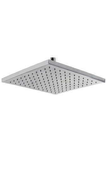 Square Chrome Brass Rainfall Shower Head