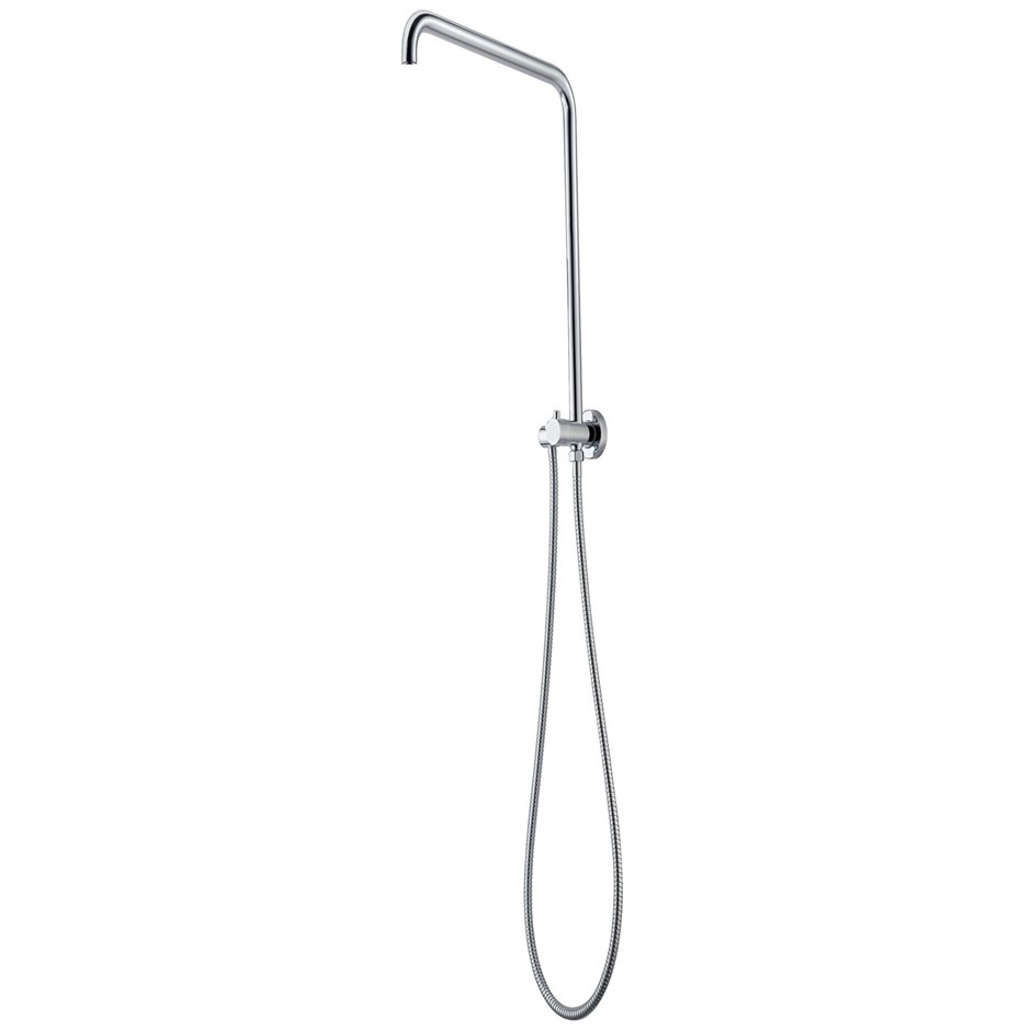 Round Chrome Shower Station w/o Shower H