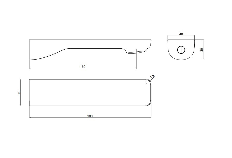 IVANO Series Chrome Bathtub/Basin Wall S