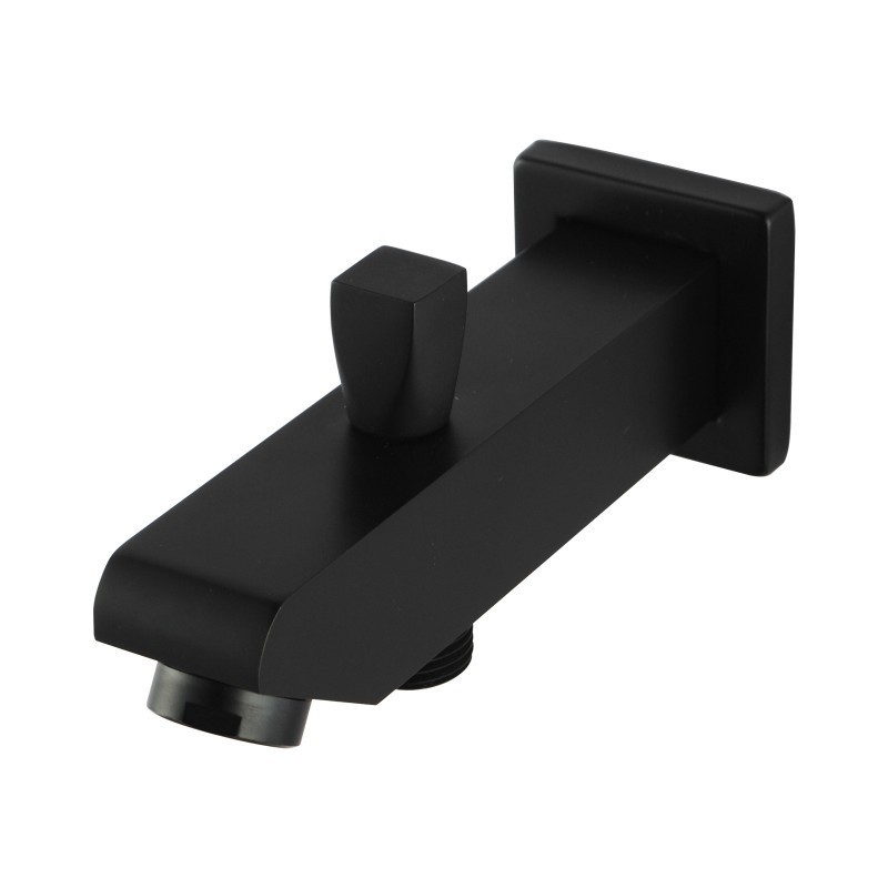 BLAZE Series Matte Black Bathtub/Basin W