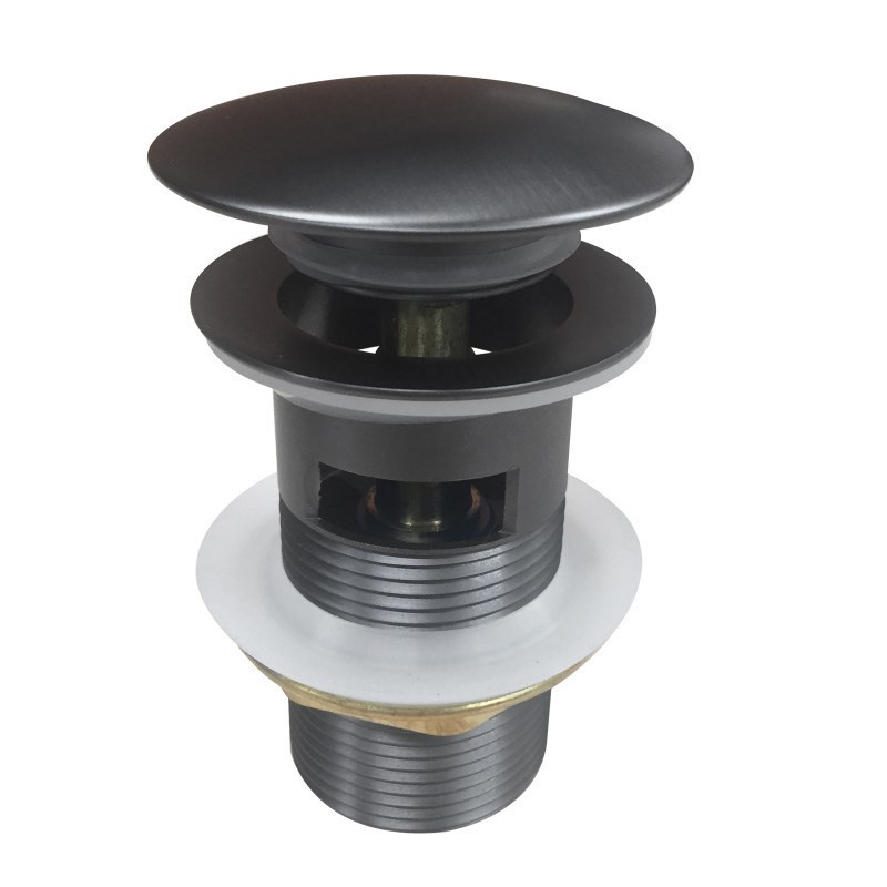 32/40mm Gun Metal Grey Mushroom Solid Br