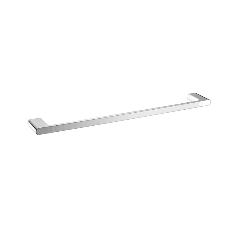 AU Series Chrome Single Towel Rail 800mm