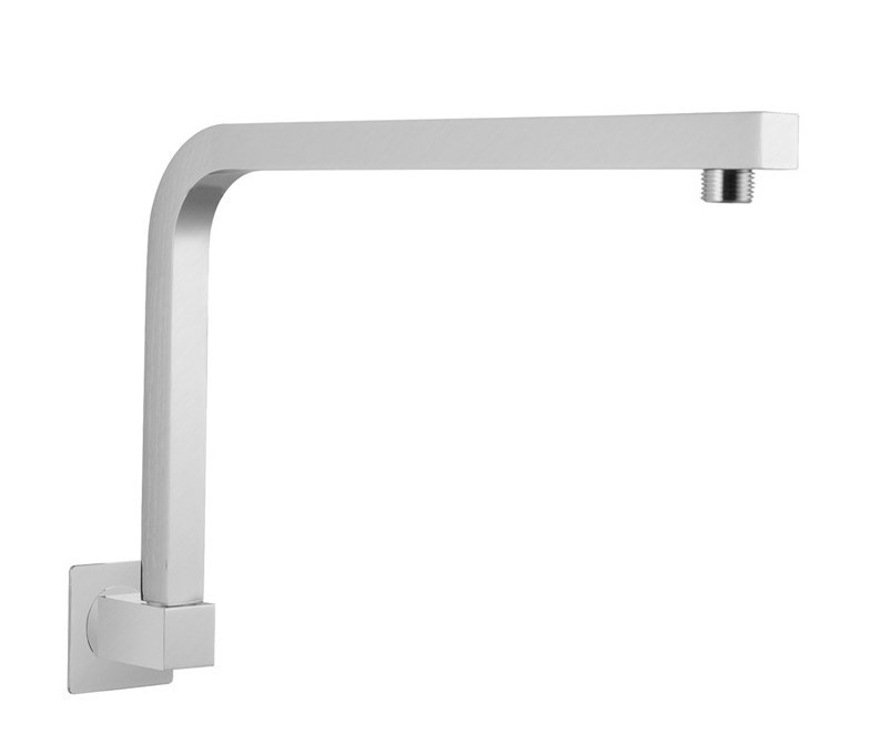Square Swivel Brushed Nickel Shower Arm