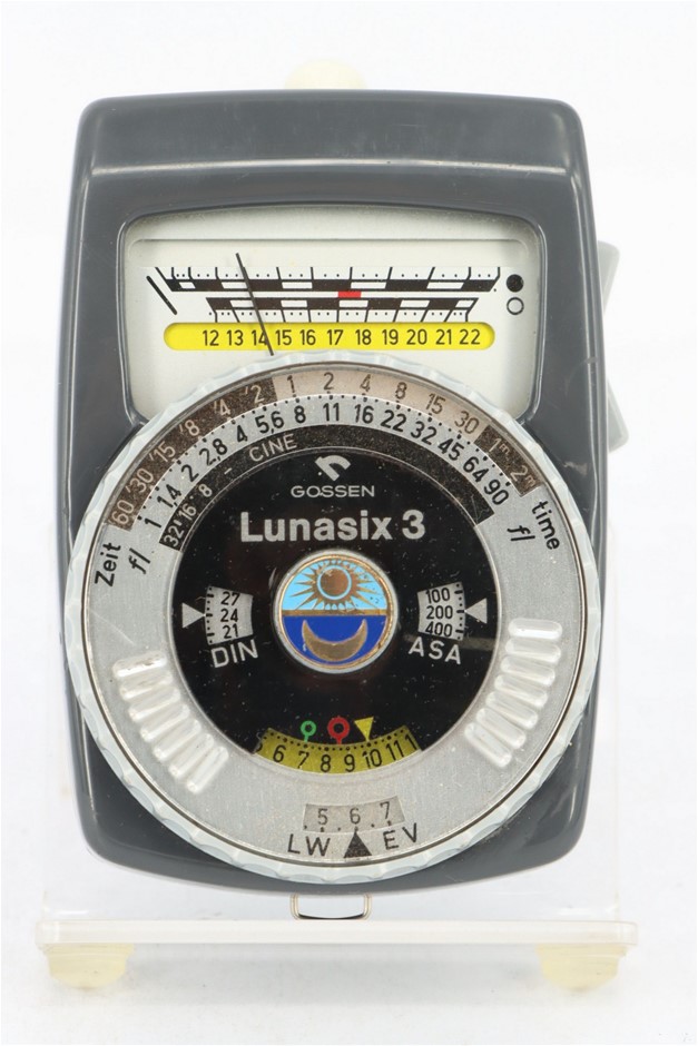 Gossen LUNASIX 3 Light Meter Professionally Tested Auction (0081