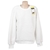 LUKKA LUX Women's Sherpa Sweatshirt, Size XL, Polyester, White. Buyers Not