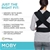 MOBY Classic Wrap, Black, One-Size-Fits-All. Buyers Note - Discount Freigh