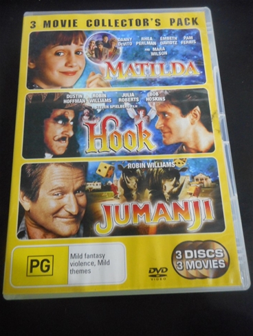 DVD Movie - Matilda,Hook,Jumanji Auction (0363-5049806)