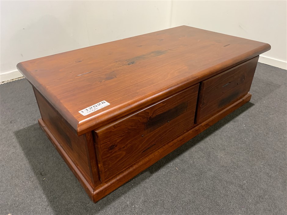 Albury 2 Drawer Coffee Table Auction (00017041516) Grays Australia