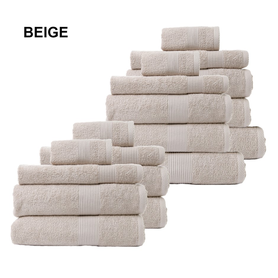 Royal Comfort 18 Pc Cotton Bamboo Towel 