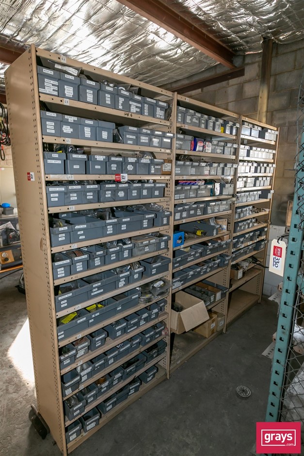 Brownbuilt Shelving & Contents Auction (03215049672) Grays Australia