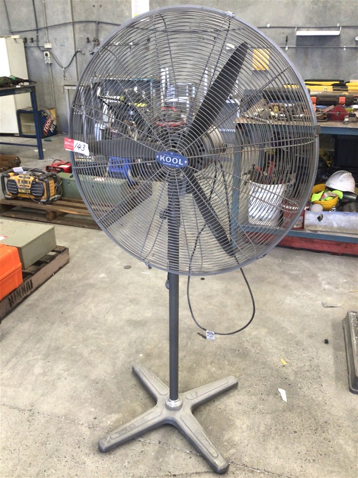 Kool Industrial Pedestal Fan Auction (0143-7040323) | Grays Australia