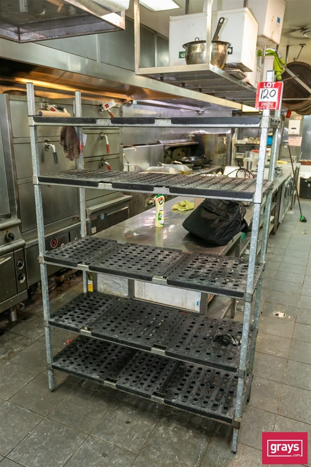 Commercial Kitchen Shelving Rack Auction (01205049745) Grays Australia