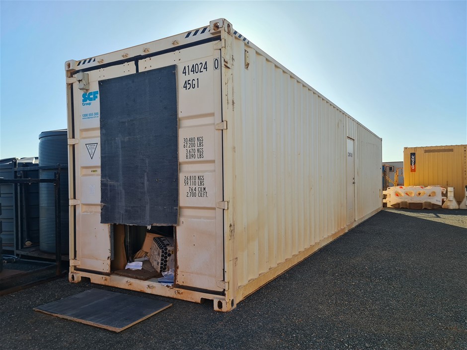 40ft Shipping Container (Karratha) Auction (00229033805) Grays Australia