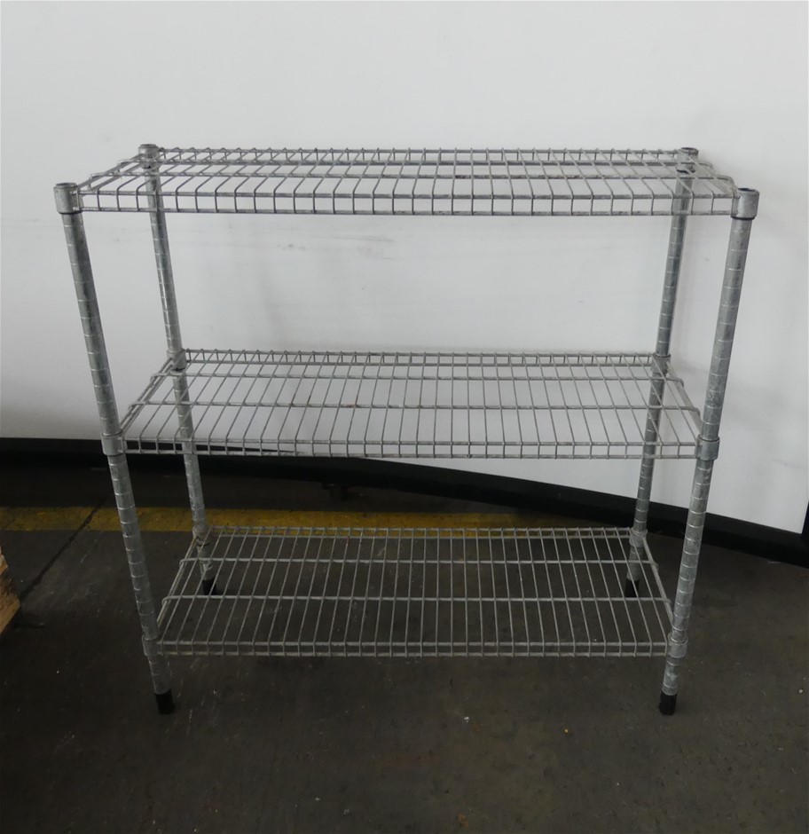3 x 3 shelf stainless steel Restaurant catering wire shelving racks