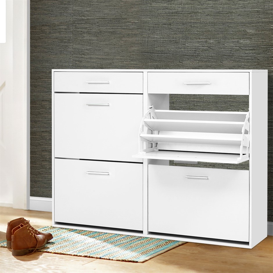 Artiss 36 Pairs Shoe Cabinet Rack Organi